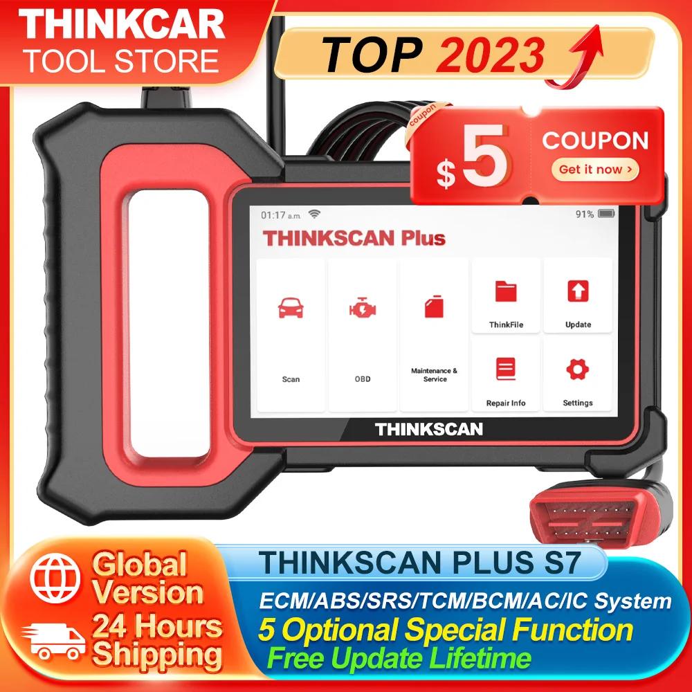 THINKCAR Thinkscan Plus S4, S6, S7, OBD2 ĳ, ڵ   ڵ , 28 缳  ĵ , 1996  